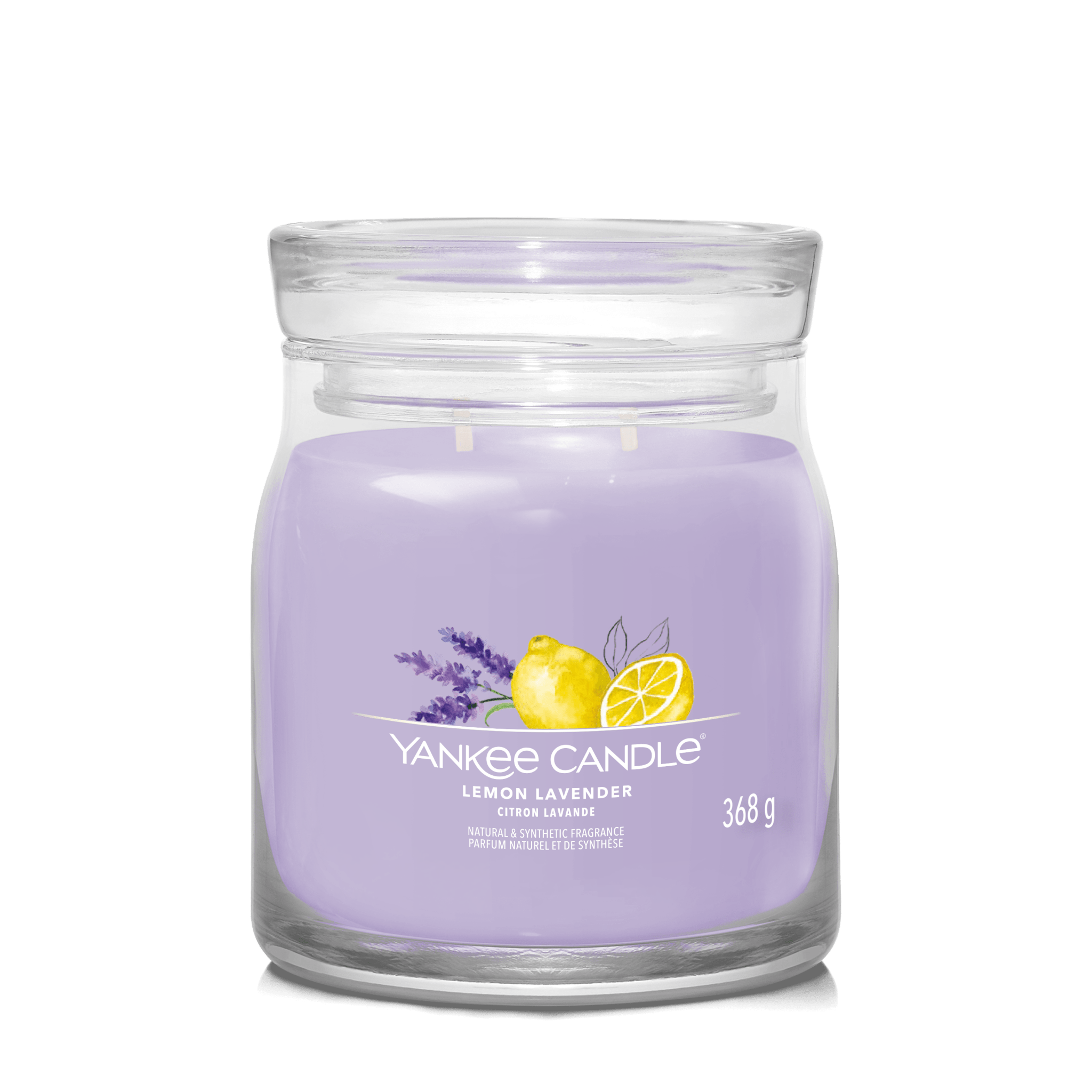 Lumanare parfumata medie Signature Lemon Lavender - Eclair.md