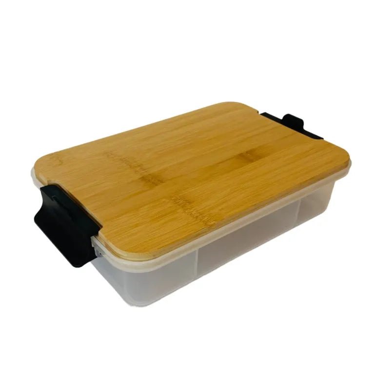 Lunch box 7 compartimente și capac din bambus Kitchen Craf - Eclair.md
