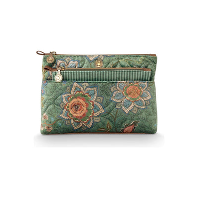 Pip Studio набор из 2 косметичек Caryn Mumbai Morning, зелёный