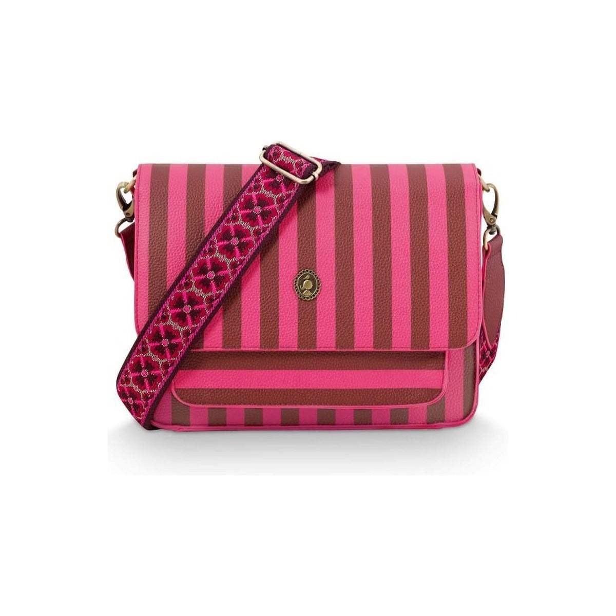 Geanță Fenna Cross Body, Stripe, roz