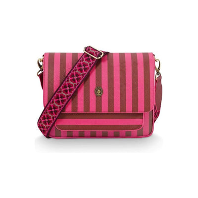 Geanță Fenna Cross Body, Stripe, roz
