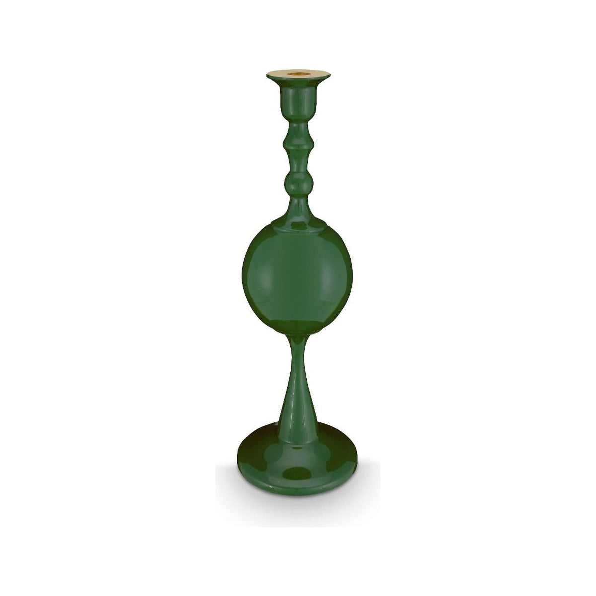 Candle holder 37cm green