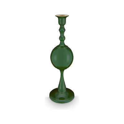 Candle holder 37cm green