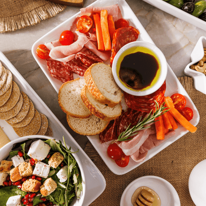 Platou 26.5 x 18 cm Chalk - Eclair.md