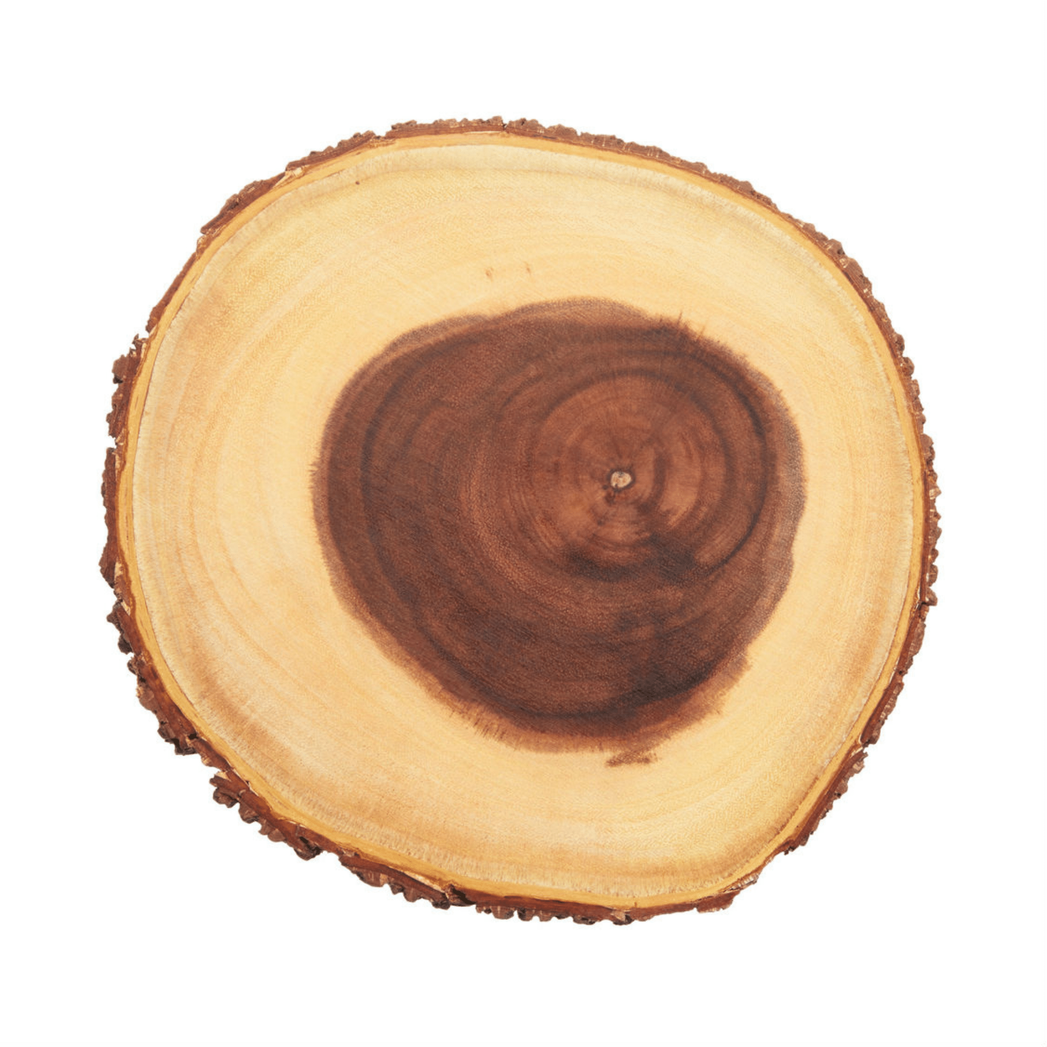 Platou de servit rustic din lemn 25 cm - Eclair.md