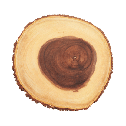 Platou de servit rustic din lemn 25 cm - Eclair.md