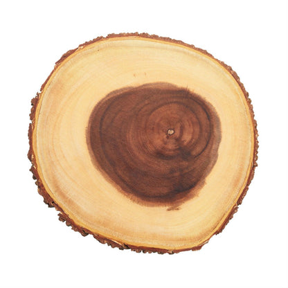 Platou de servit rustic din lemn 25 cm - Eclair.md