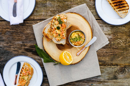 Platou de servit rustic din lemn 25 cm - Eclair.md