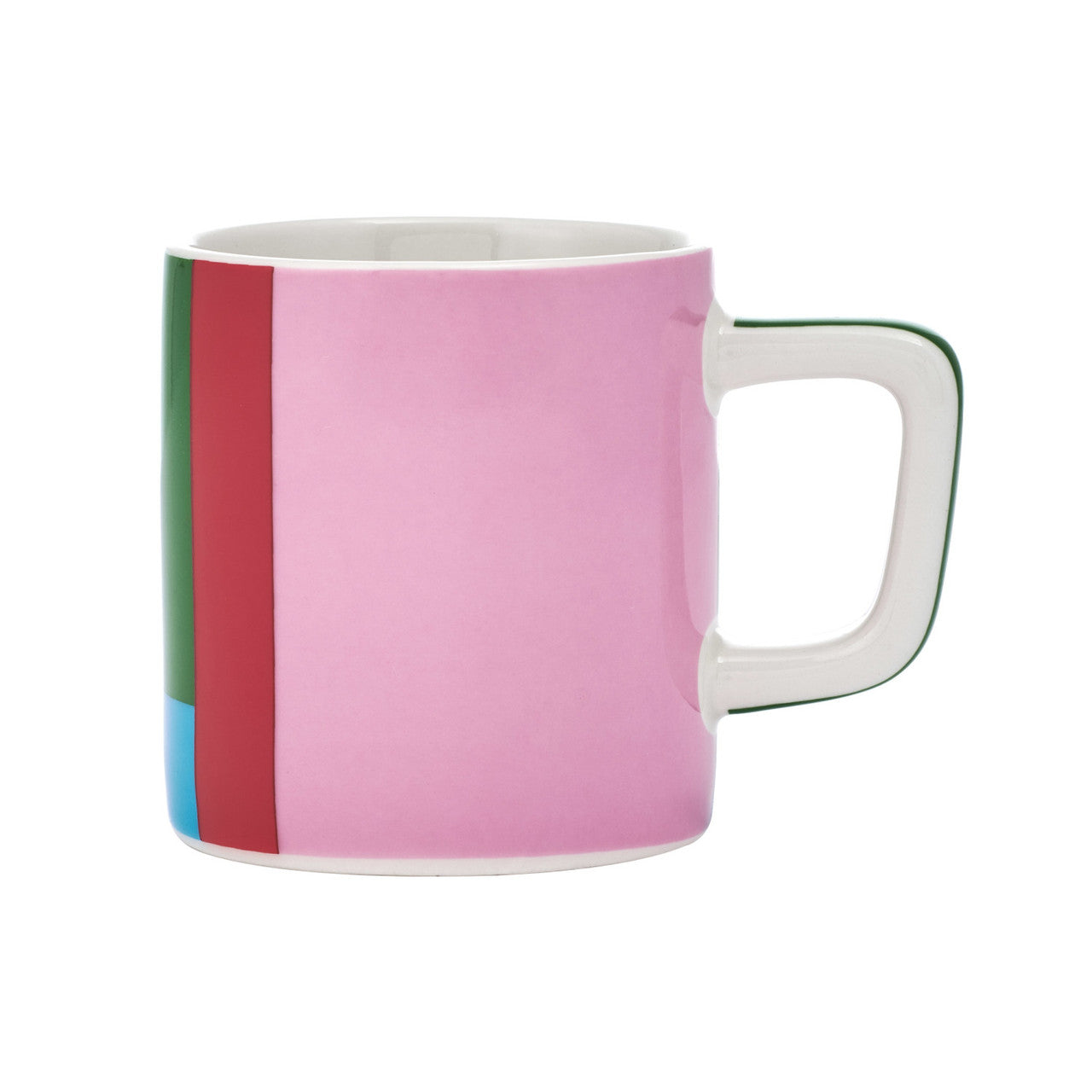 Ceșcuță din ceramică pentru Espresso La Cafetière, roz și roșu, 120 ml