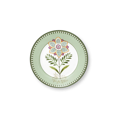 Farfurie aperitive 21cm Lily & Lotus verde deschis