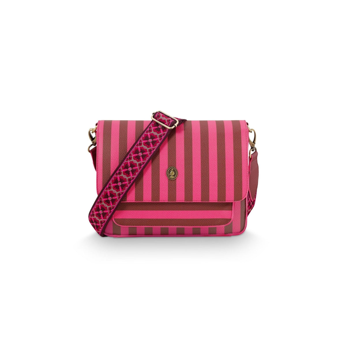 Geanță Fenna Cross Body, Stripe, roz