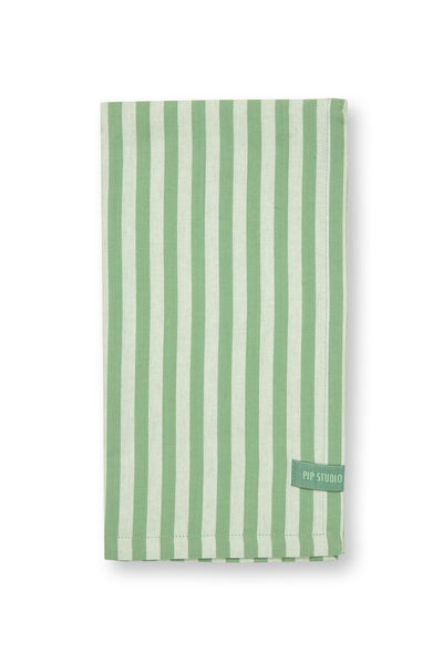 Set 2 servetele 65cm Stripes verde deschis - Eclair.md