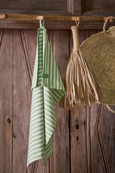 Set 2 servetele 65cm Stripes verde deschis - Eclair.md