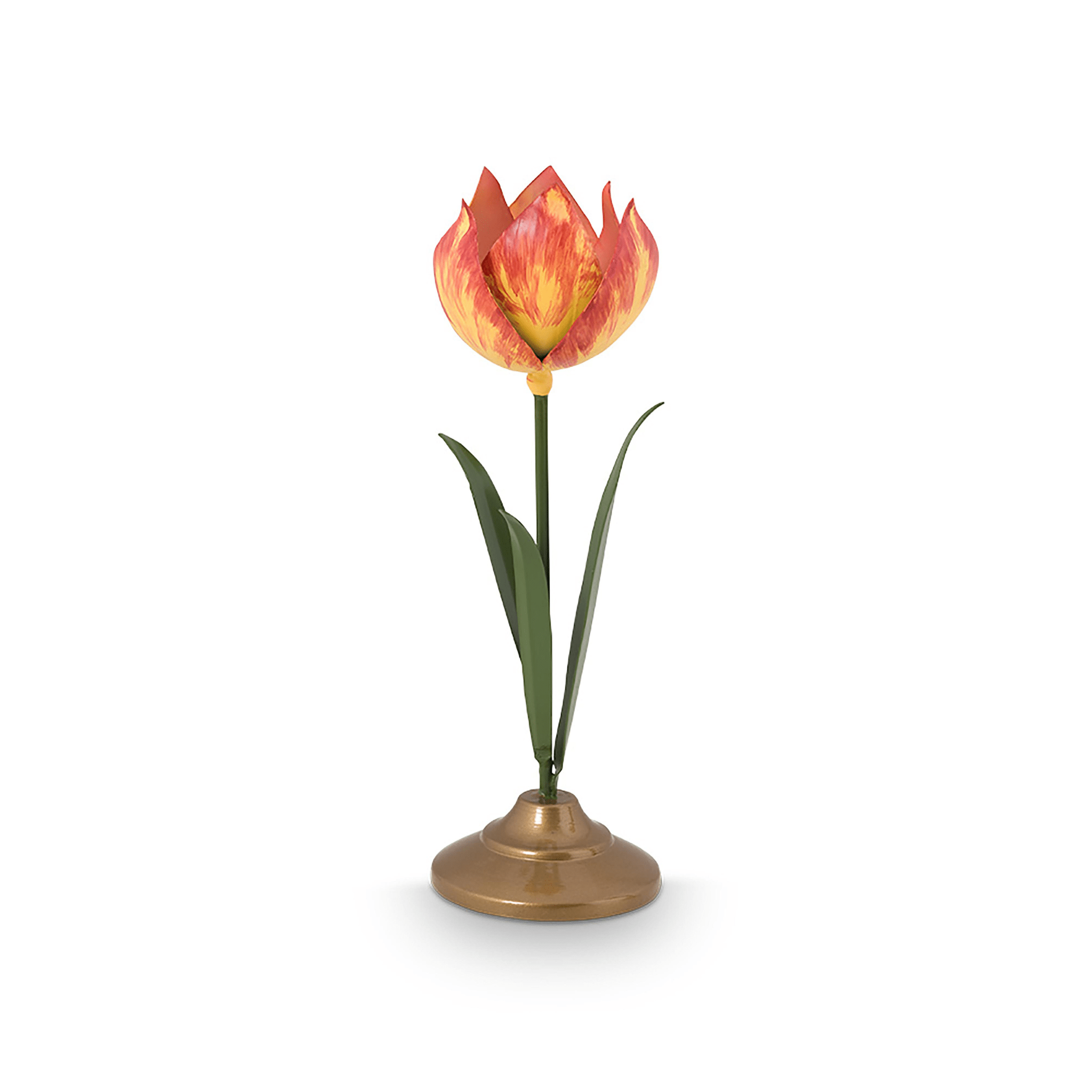 Set 2 suporturi lumanari Tulip galben - Eclair.md