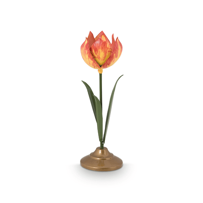 Set 2 suporturi lumanari Tulip galben - Eclair.md
