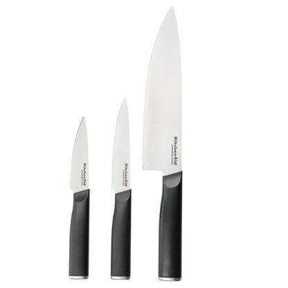 Set 3 cutite de bucatar din otel japonez carbonat - Eclair.md