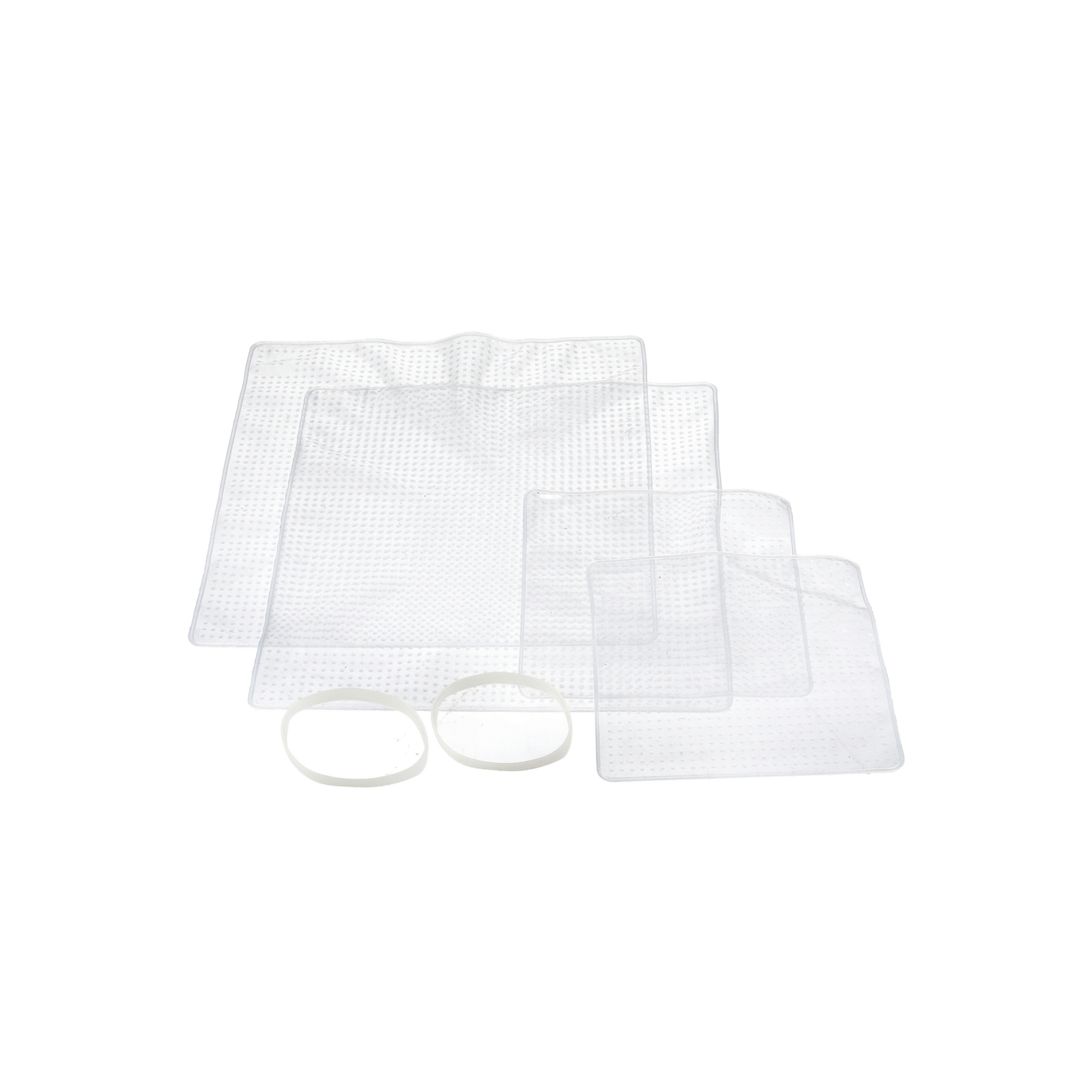 Set 4 capace elastice din silicon - Eclair.md