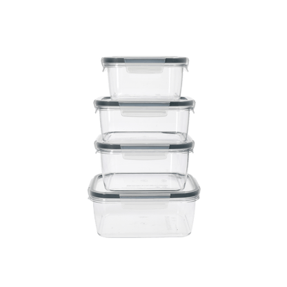 Set 4 containere Eco Smart Snap - Eclair.md