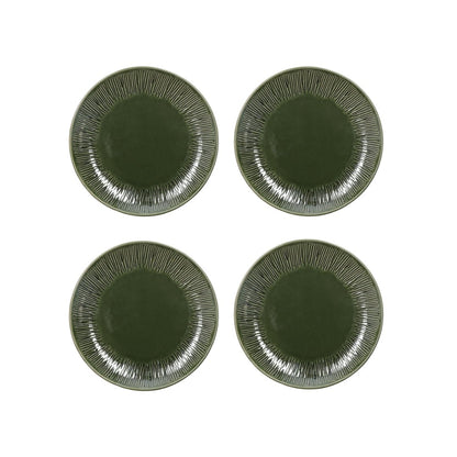 Set 4 farfurii 21.5cm Jardin verde - Eclair.md