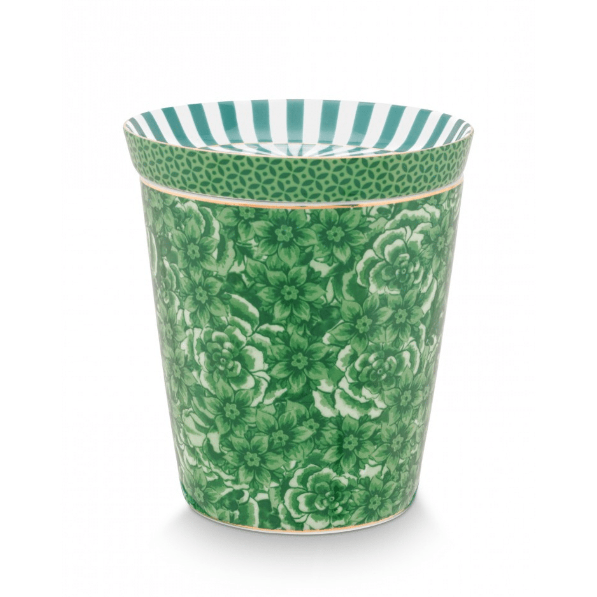 Set cana si suport pentru infuzor Royal Flower verde - Eclair.md