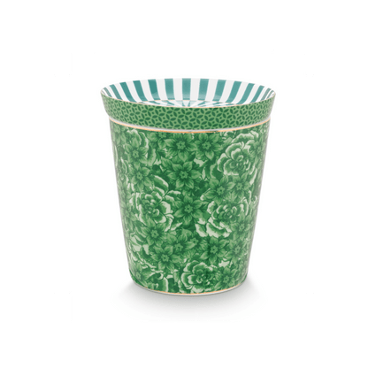 Set cana si suport pentru infuzor Royal Flower verde - Eclair.md