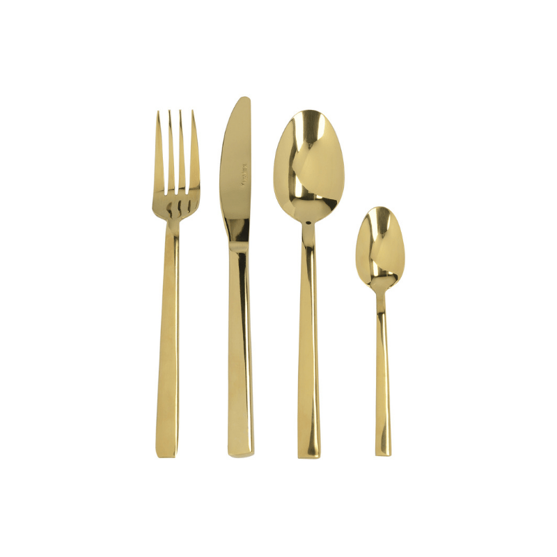 Set tacamuri 16 piese Ciara Diseno Gold - Eclair.md