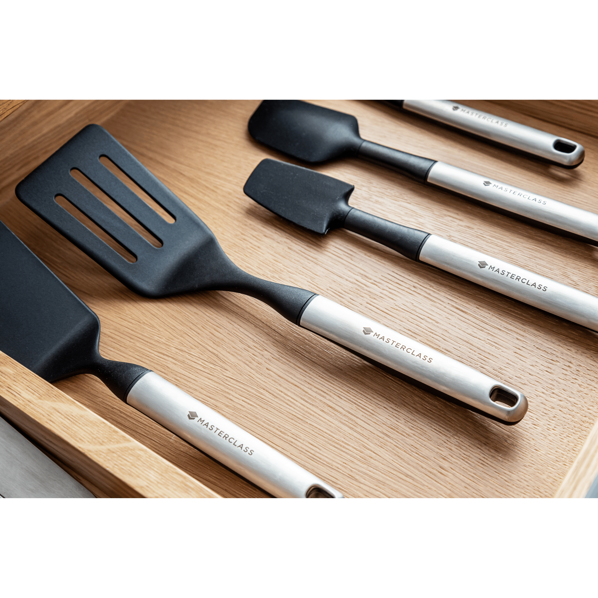 Spatula perforata cu maner Soft Grip 34cm - Eclair.md