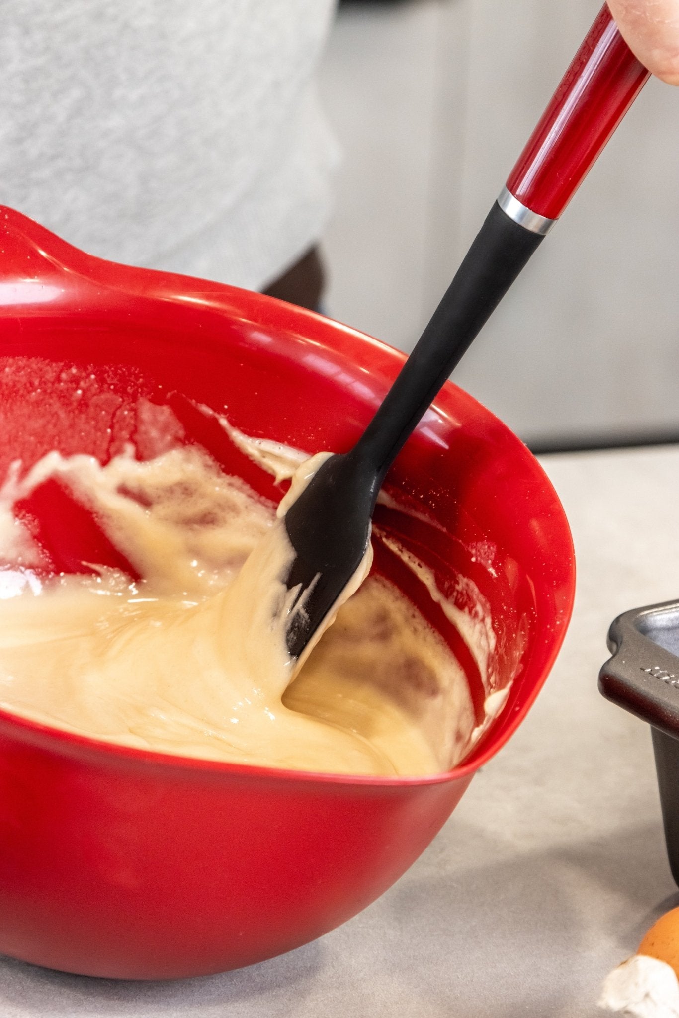 Spatula razuitoare din silicon – rosu Empire - Eclair.md