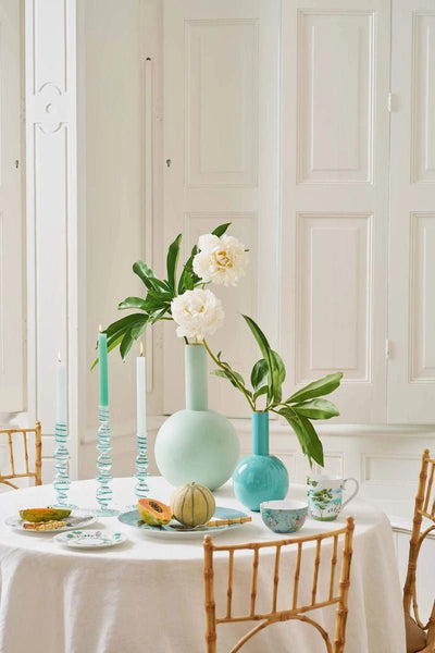 Suport pentru lumanare 20cm albastru - Eclair.md