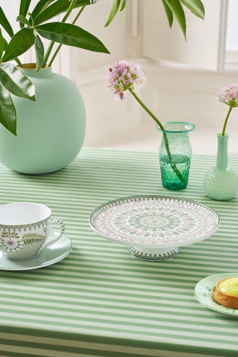 Suport pentru tort 21cm Lily & Lotus verde deschis - Eclair.md