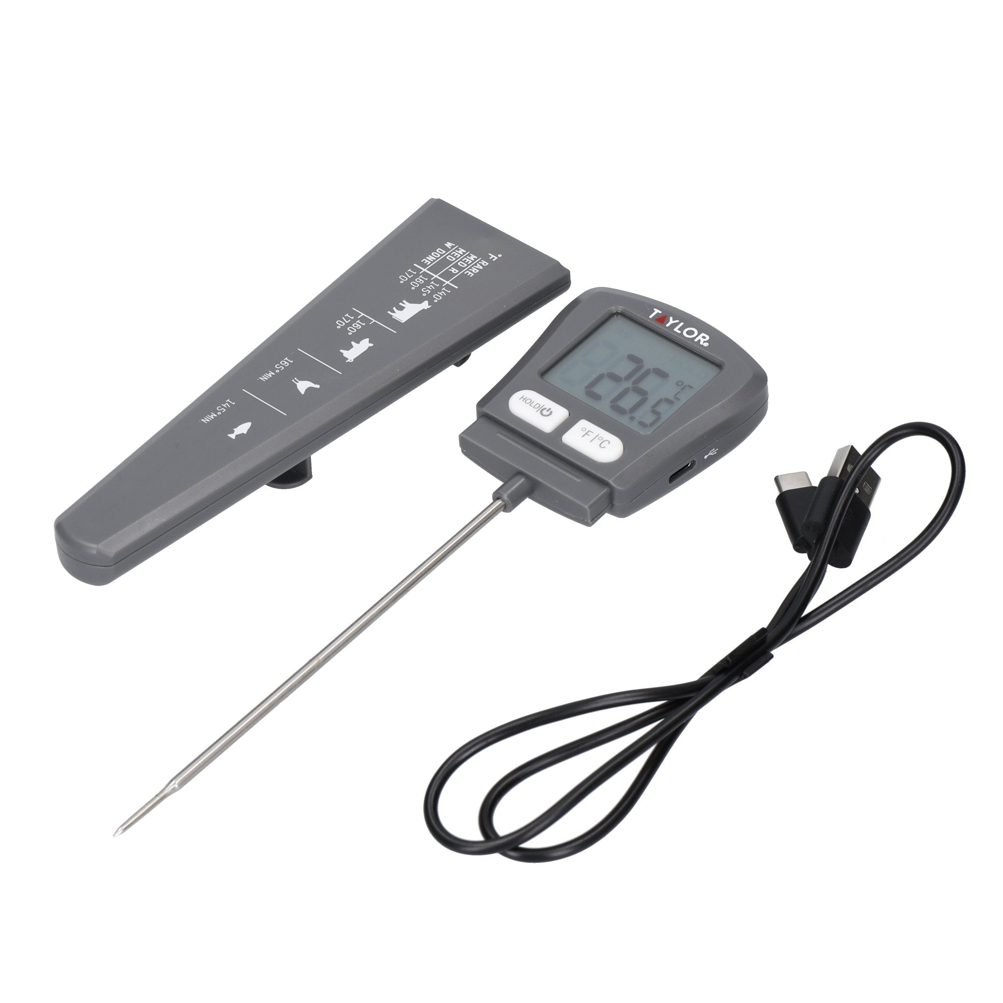 Termometru digital instant reincarcabil prin USB - Eclair.md