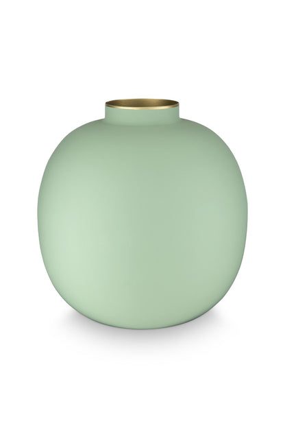 Vaza din metal 23cm verde - Eclair.md