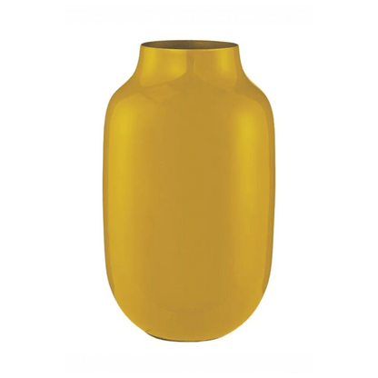 Vaza din metal 30cm galben - Eclair.md