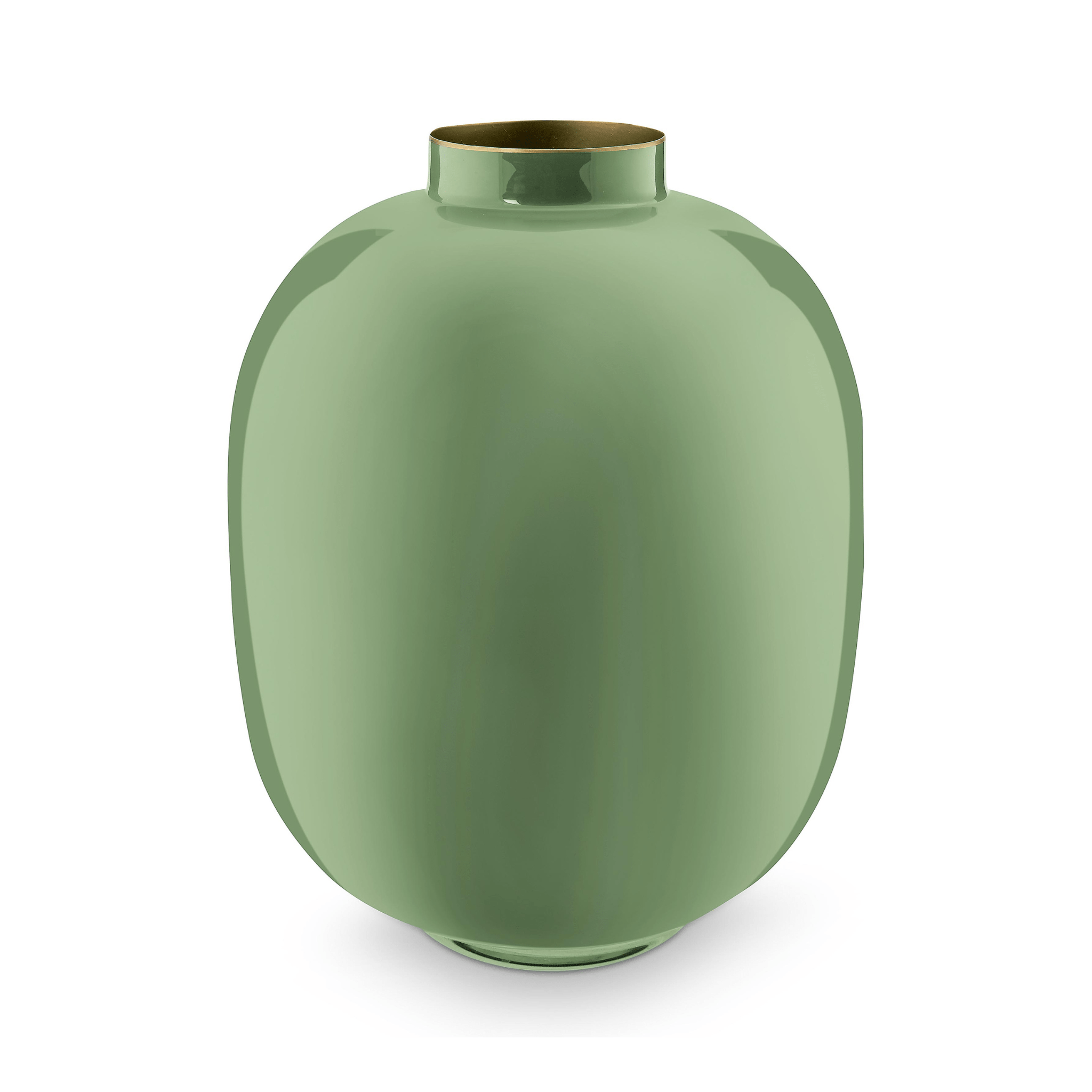 Vaza din metal 32cm verde - Eclair.md