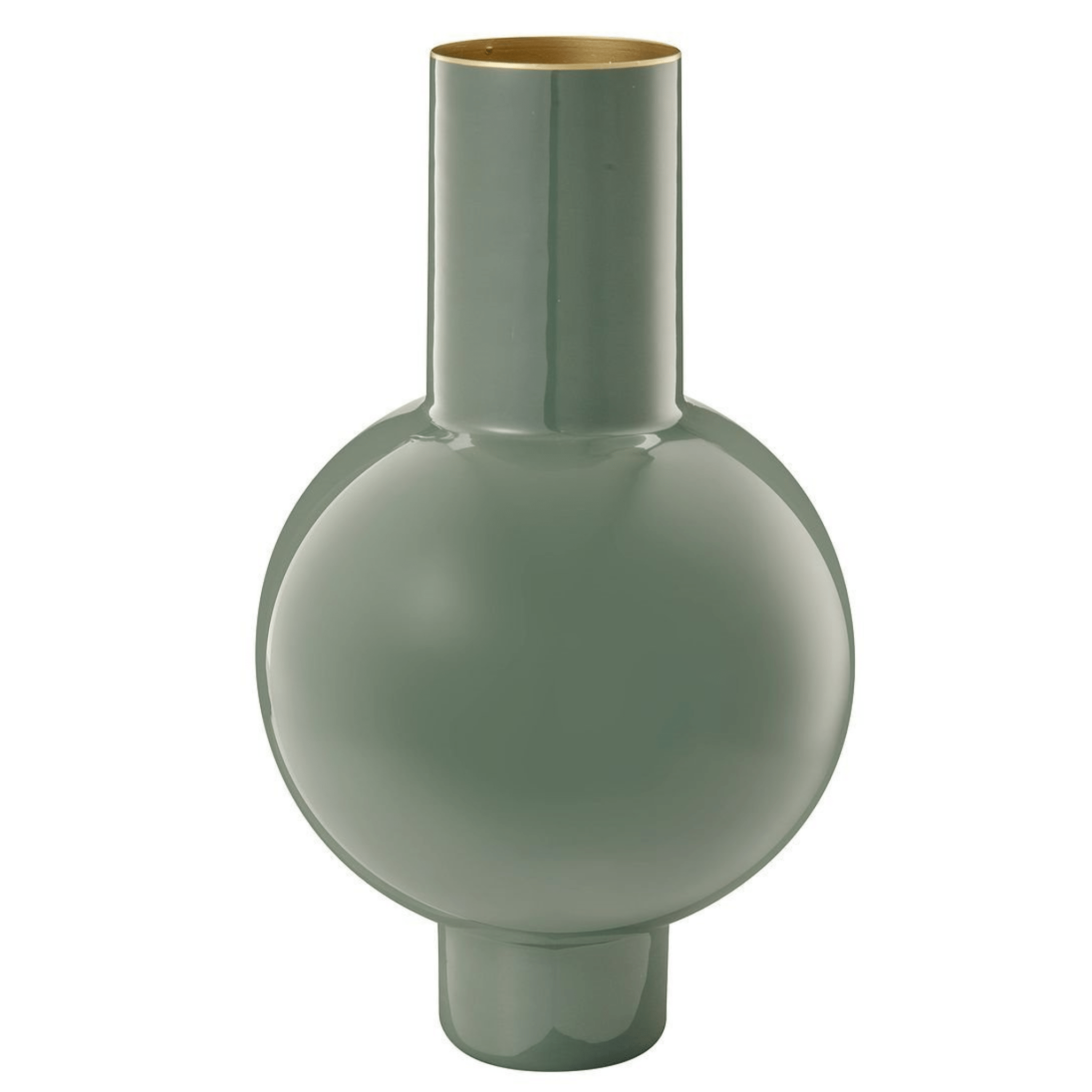 Vaza din metal 40cm verde - Eclair.md