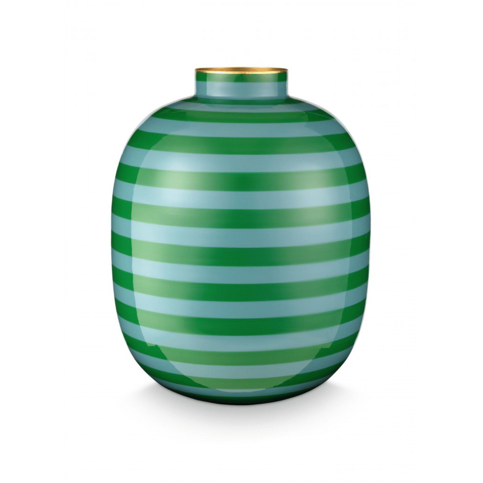 Vaza verde 32cm Stripes - Eclair.md