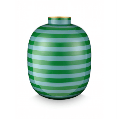 Vaza verde 32cm Stripes - Eclair.md