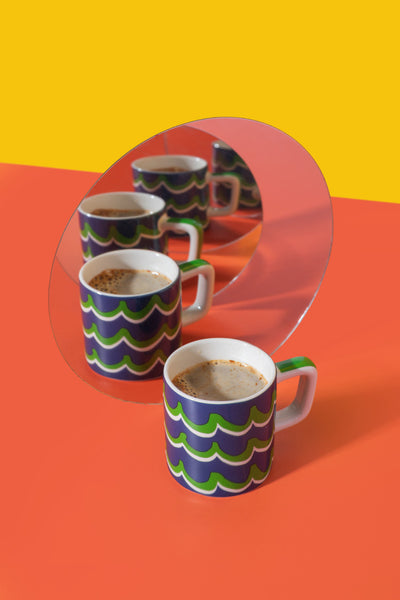 Ceșcuță din ceramică pentru espresso La Cafetière, albastru, 120 ml