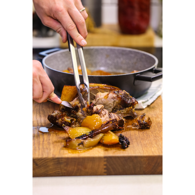 Cleste din otel 30 cm Food Tongs Deluxe