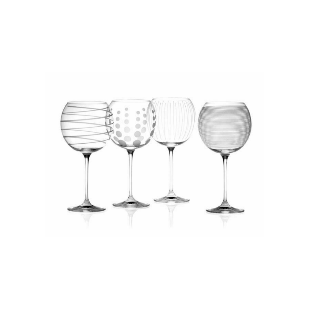 Set of 4x750ml Balloon Cheers Glasses