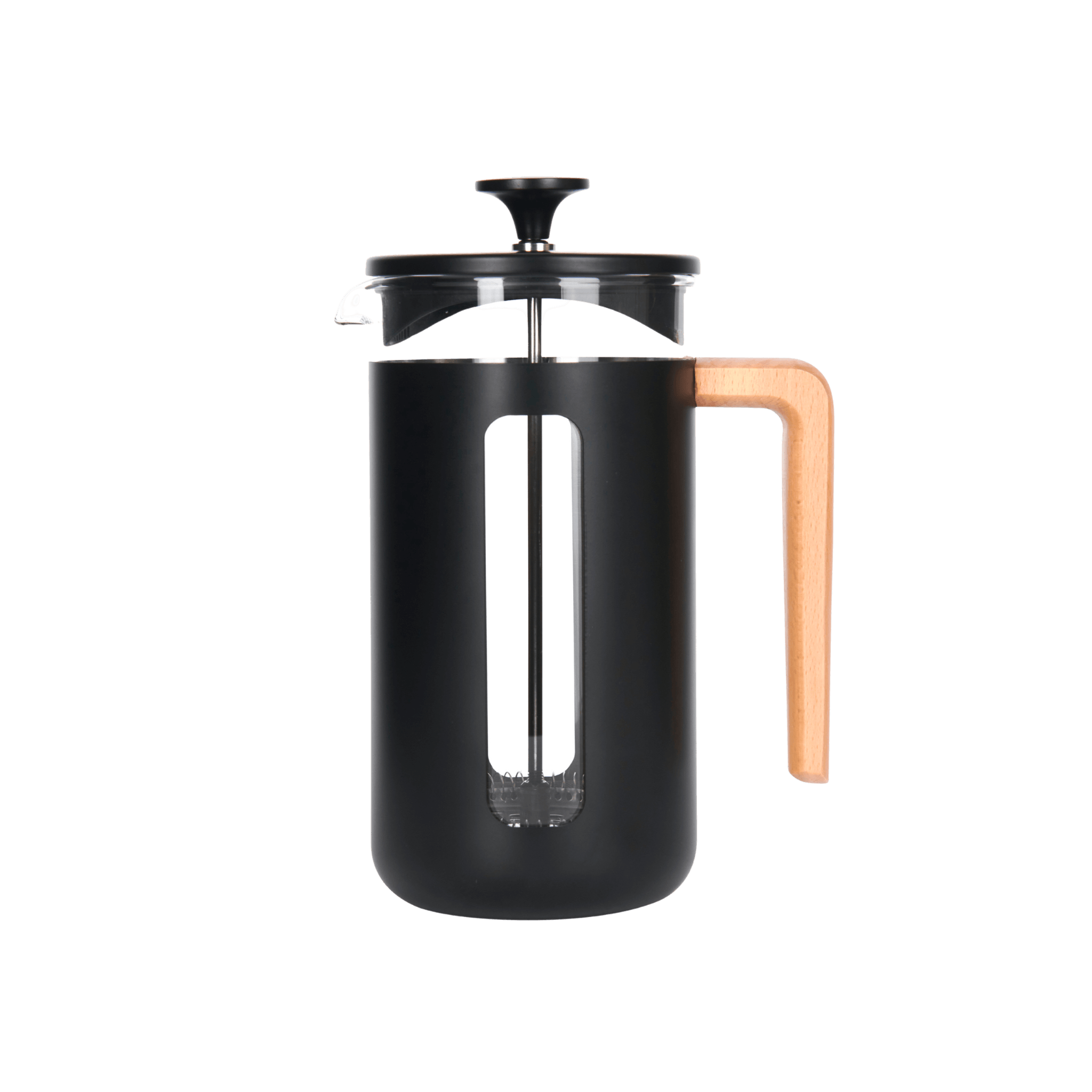 Cafetiera 1000ml Pisa Black Wood Handle - Eclair.md