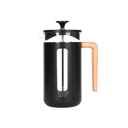 Cafetiera 1000ml Pisa Black Wood Handle - Eclair.md