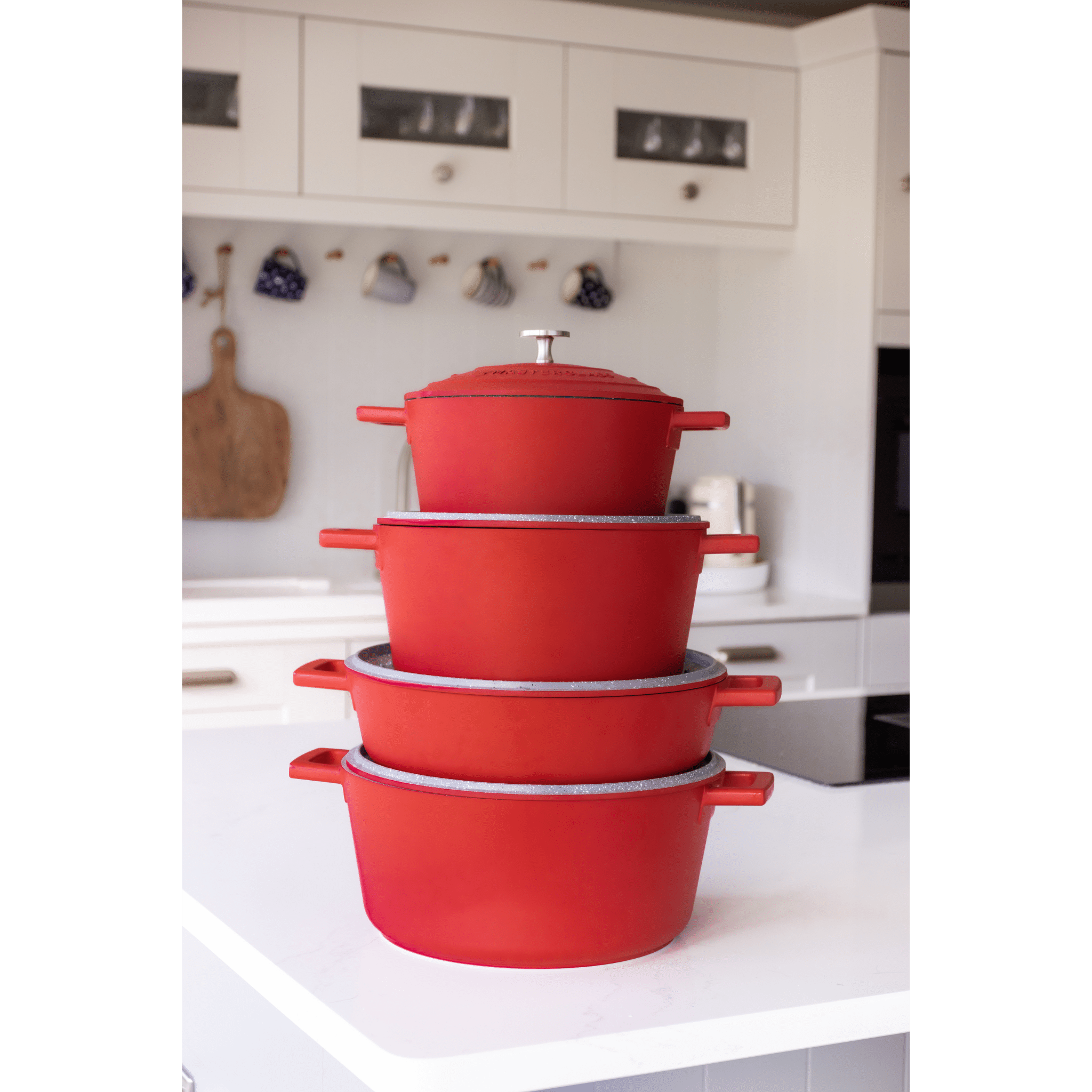 Castron 2.5L Cast Aluminium Red - Eclair.md