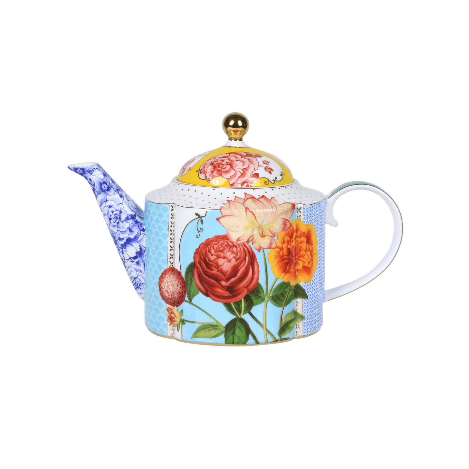 Ceainic 1650ml Royal Flowers Multicolor - Eclair.md