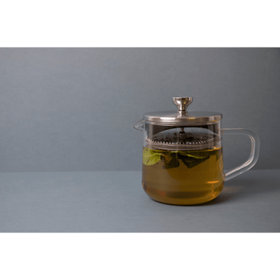 Ceainic 550ml din sticla cu infuzor din inox - Eclair.md