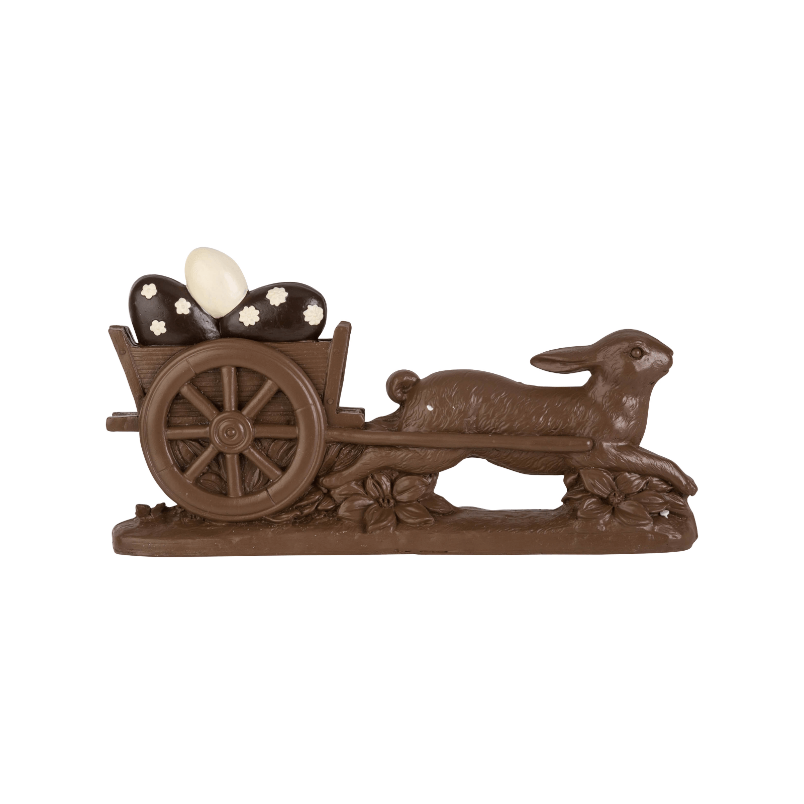 Decoratiune Hare Pulling Egg Chocolate - Eclair.md