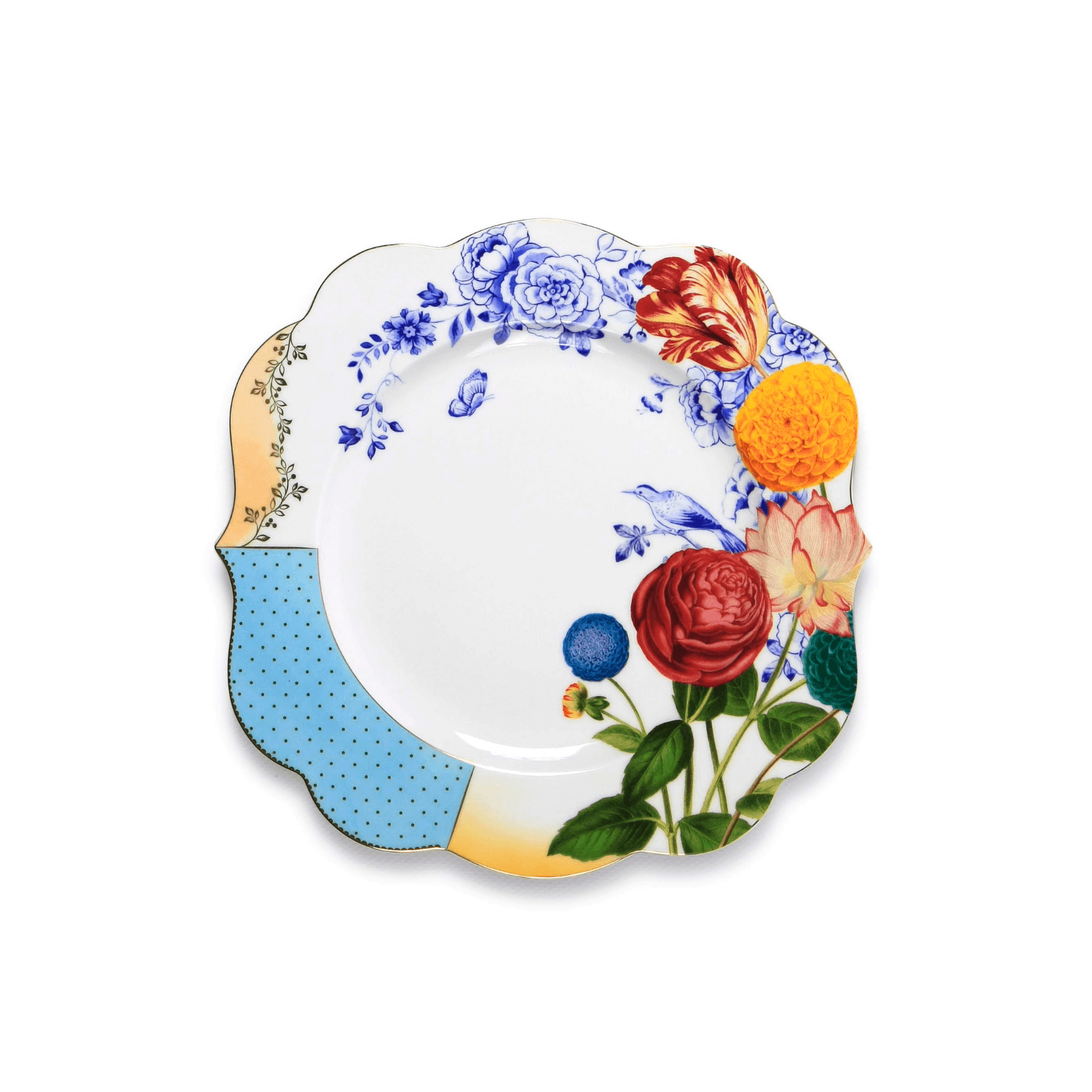 Farfurie de servit 28cm Royal Flowers Multicolor - Eclair.md