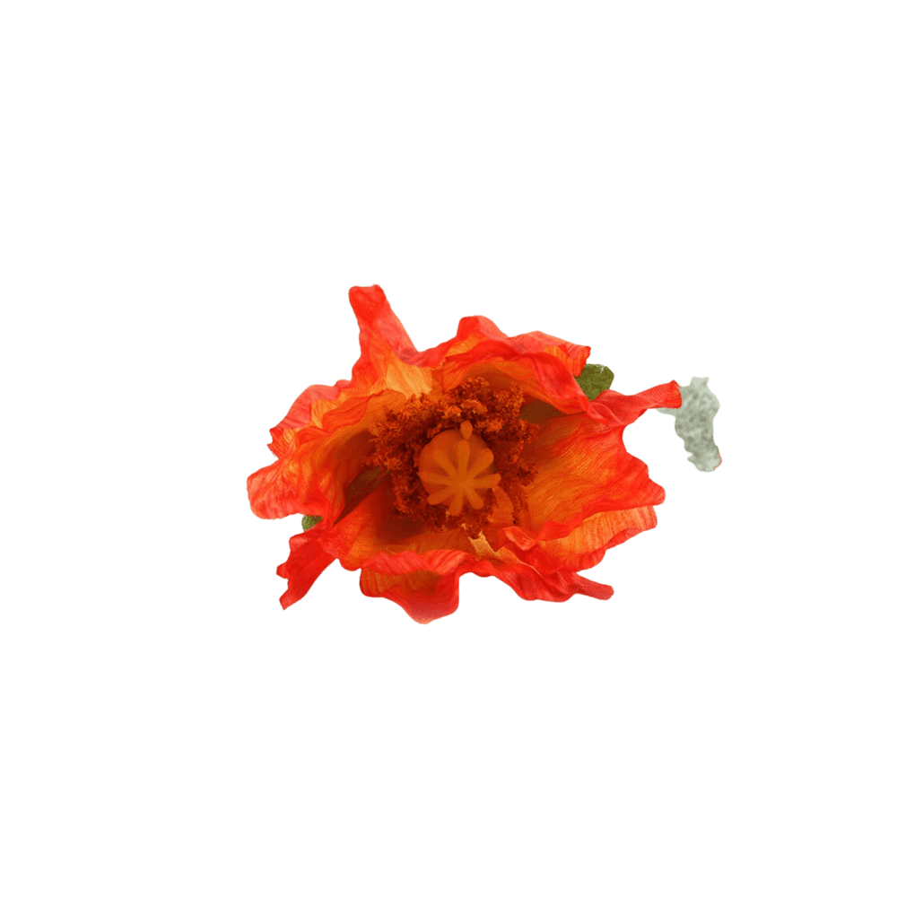 Floare 71.1cm Papaver Joleen portocalie - Eclair.md