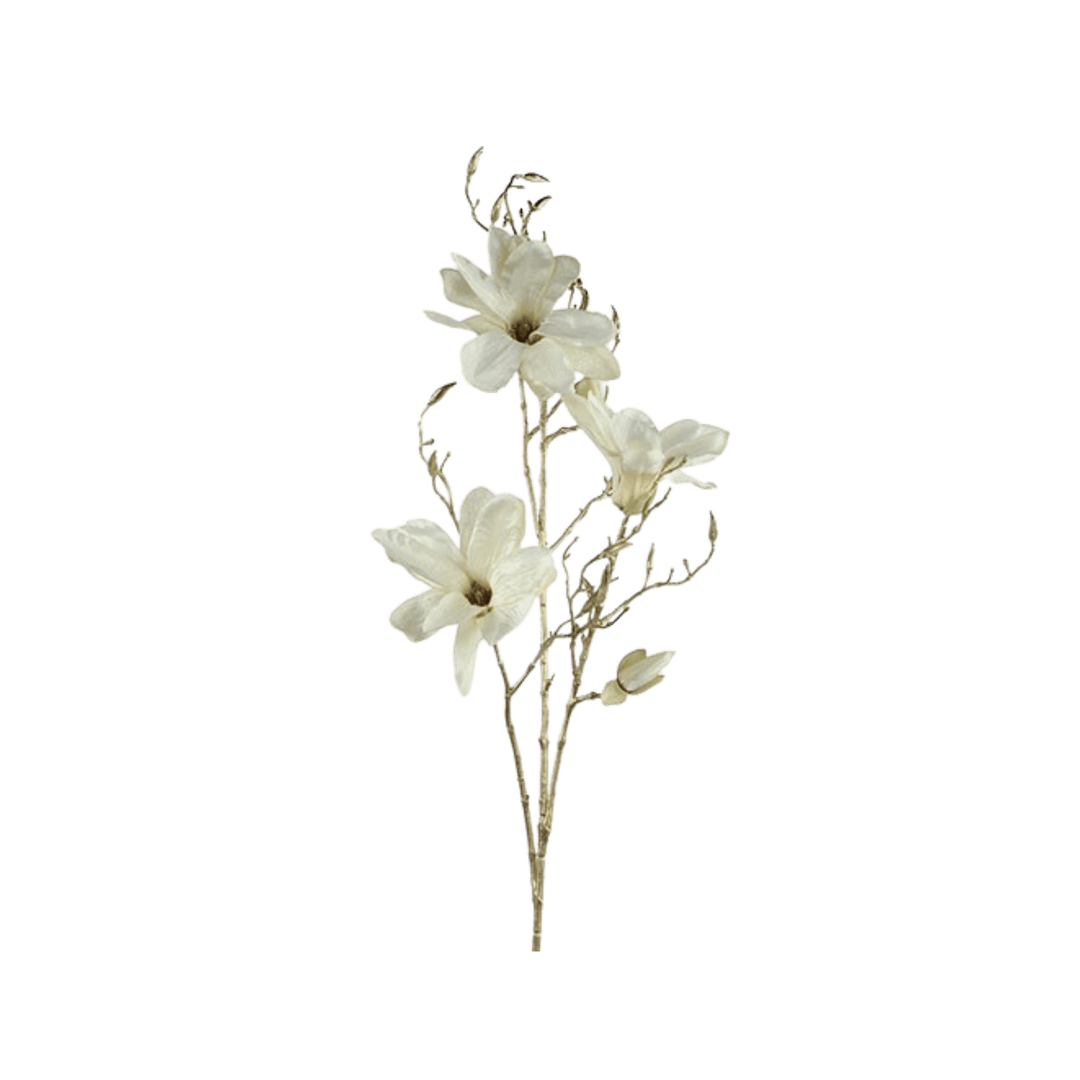 Floare de Magnolie 114cm crem - Eclair.md
