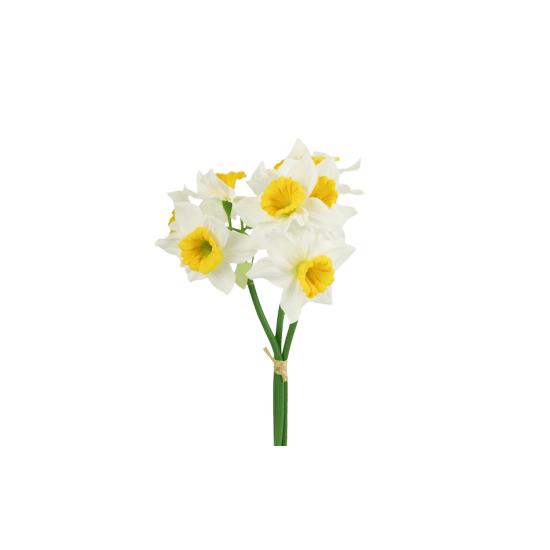 Floare de narcis 38cm alba - Eclair.md